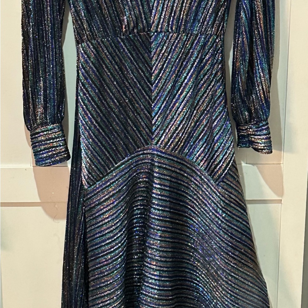 Maje Multicolor Striped Dress